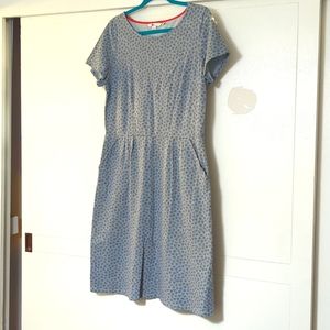 Boden Navy flower dress